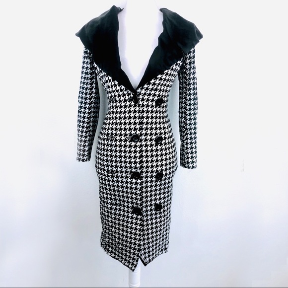 le palais vintage Jackets & Blazers - vintage le Palais pin up houndstooth coat